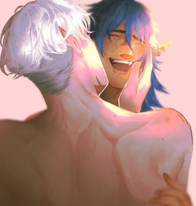 &quot;Cheek kissies&quot;